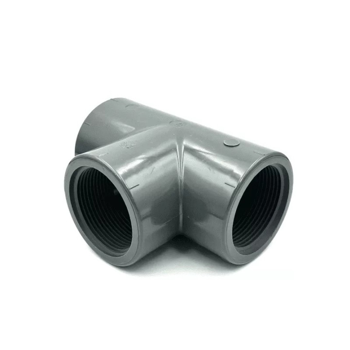 Teu PVC filetat intern 2"