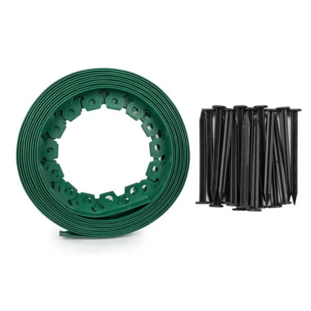 Set bordura gradina Easy Border 10m x 4cm verde