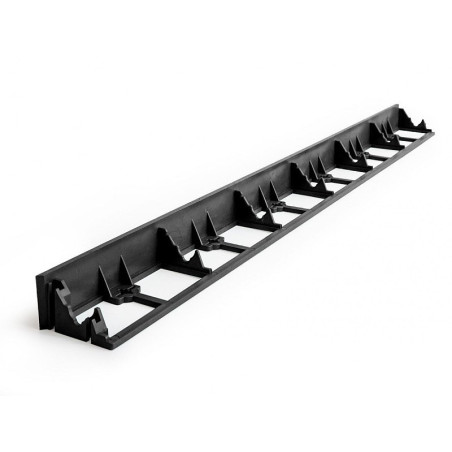 Bordura pentru gazon extra rezistent negru 1025/75/55 mm