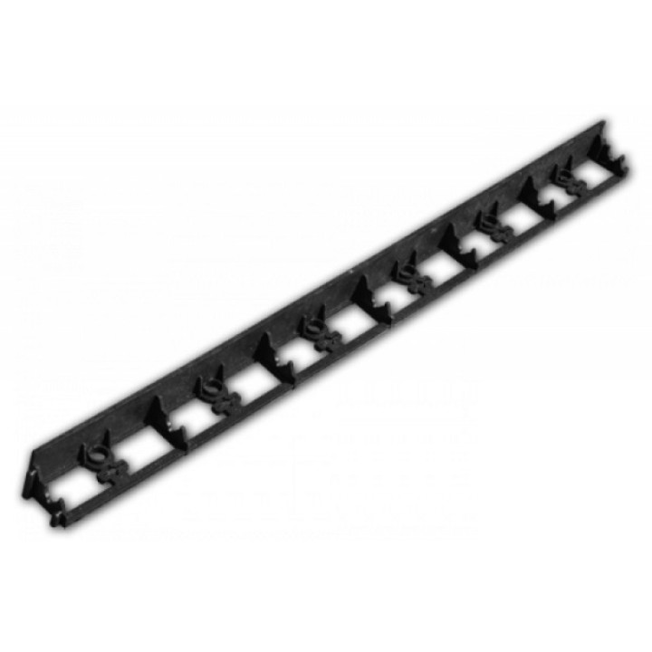 Bordura pentru gazon extra rezistent negru 1025/75/55 mm