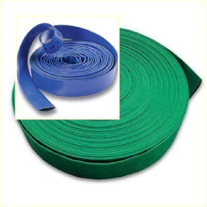 Furtun plat LayFlat 6 bar, 100 metru, complete 52 2" racord