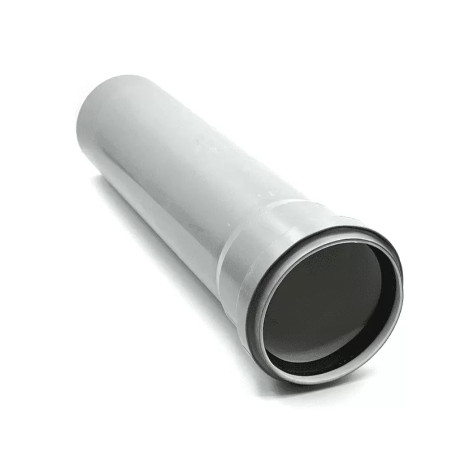 Țeavă de scurgere PVC DN 75mm - 25cm (cu inel)