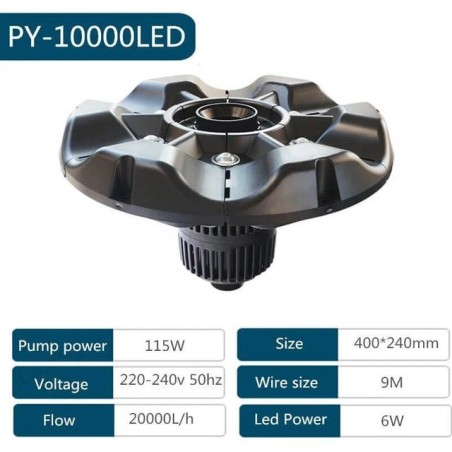 Boyu PY-10000LED fântână plutitoare (LED)