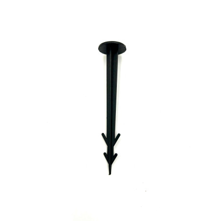 Cui plastic, fixare folii, tip harpon 10 cm  - fish-farm.ro