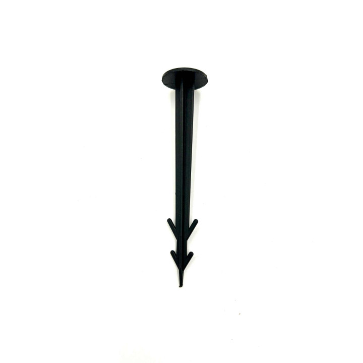 Cui plastic, fixare folii, tip harpon 10 cm  - fish-farm.ro