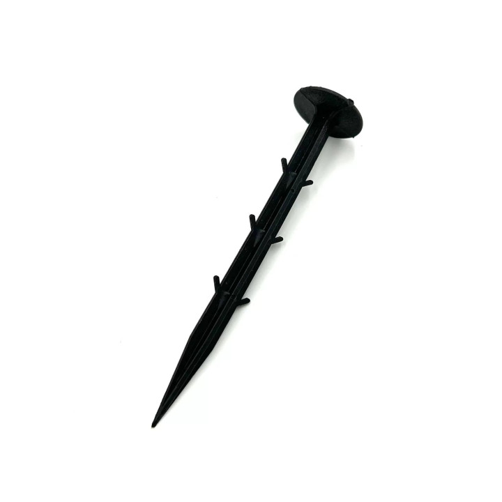 Cui plastic, fixare folii, tip harpon 15 cm  - fish-farm.ro