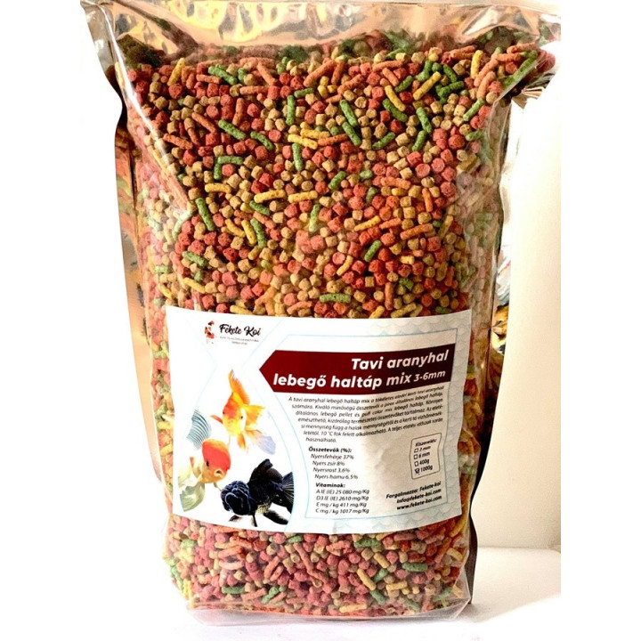 Amestec de hrană plutitoare pentru pești aurii 3-6 mm 1000 g