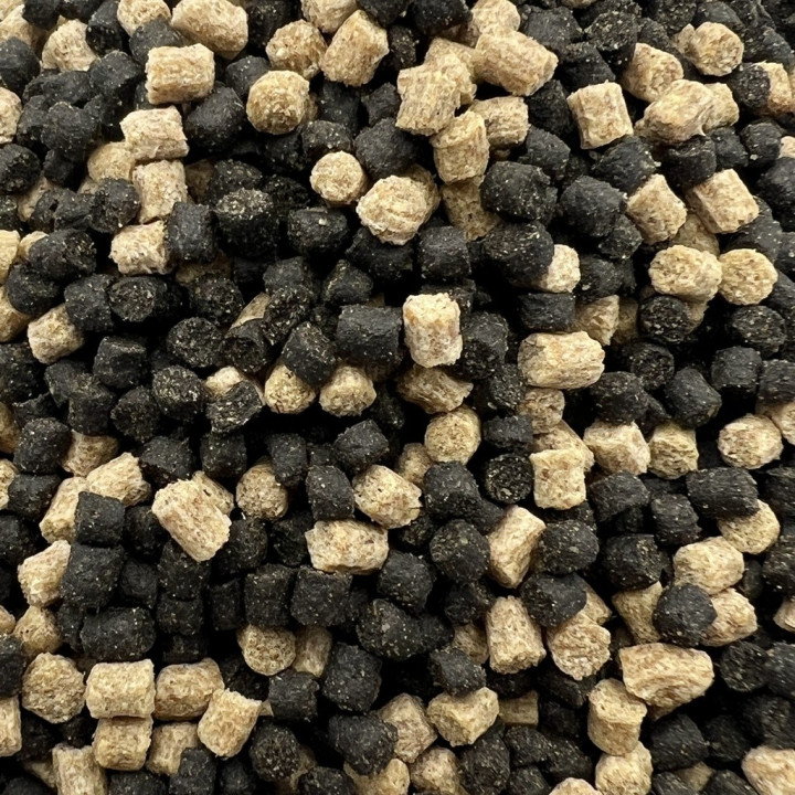 Hrana scufundabila ( galben-negru ) 3 mm ( 1 kg )