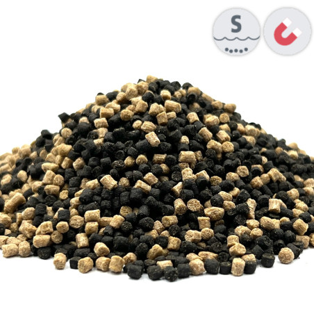 Hrana scufundabila ( galben-negru ) 3 mm ( 2 kg )