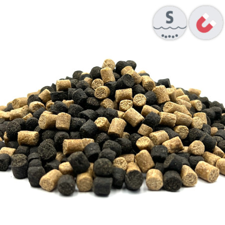 Hrana scufundabila ( galben-negru ) 6 mm ( 2 kg )