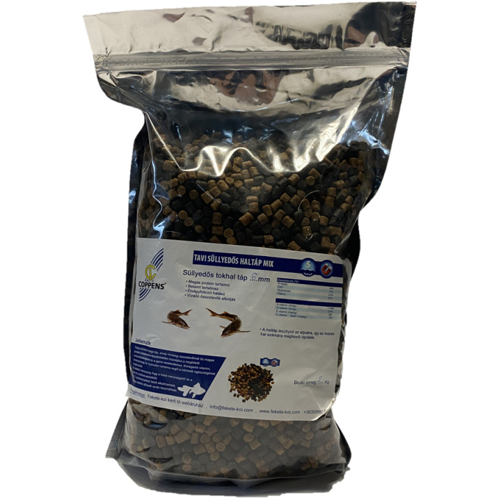 Hrana scufundabila ( galben-negru ) 6 mm ( 2 kg )
