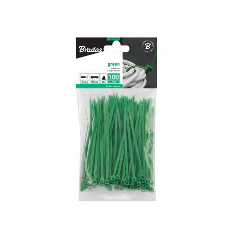 Colier plastic Bradas rezistenta UV pentru plase de umbrire 10 cm 100 buc/pachet