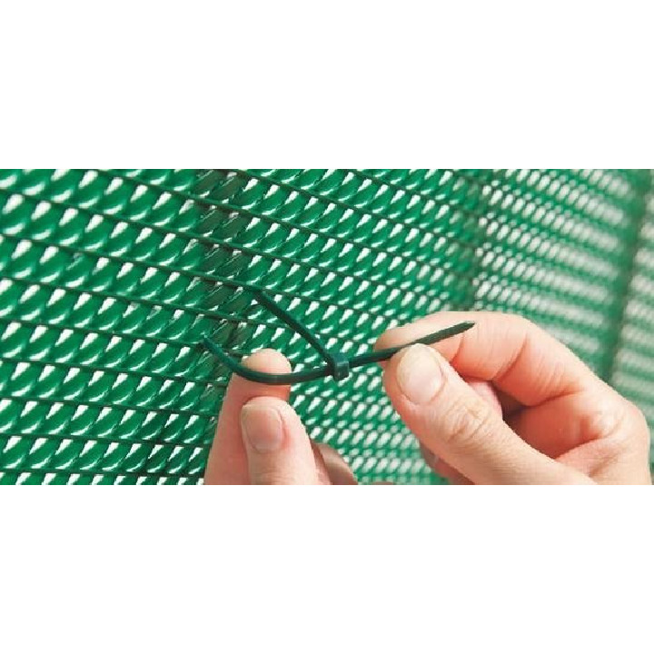 Colier plastic Bradas rezistenta UV pentru plase de umbrire 10 cm 100 buc/pachet