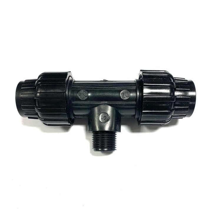 Teu compresiune FE 25 x 3/4" x 25 negru PN10 Comanda acum!