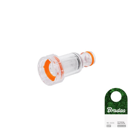 Prémium csap csatlakozó 3/4” belső menetes, beépített szűrővel Bradas WL-2234