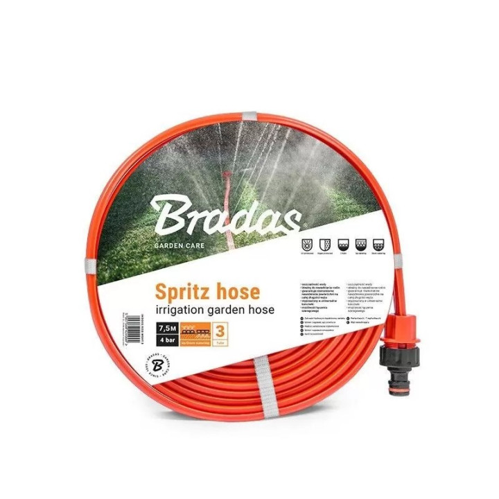 Párakapu Spritz Hose 1/2" 7,5 Fm 4bar 1503075