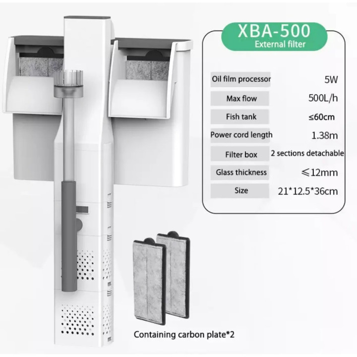 Filtru de acvariu SunSun XBA-500