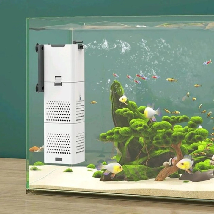 Filtru de acvariu SunSun XUP-01 cu lampă UVC de 5W încorporată