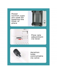 Filtru de acvariu SunSun XUP-01 cu lampă UVC de 5W încorporată
