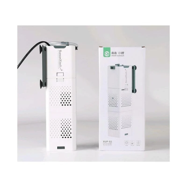 Filtru de acvariu SunSun XUP-02 cu lampă UVC de 3W încorporată