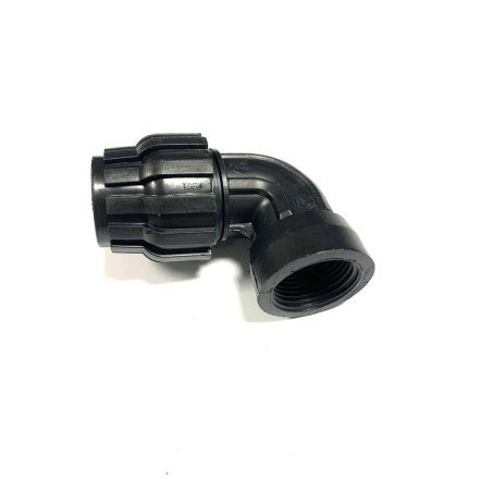Cot KPE MPE 32 x 1/2" mufă x FI (negru, 10bar)