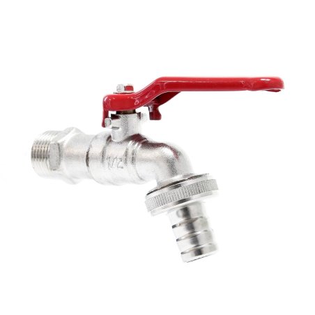 Robinet de grădină cu pârghie metalică 1/2"FE x 1/2 cu conector pentru furtun