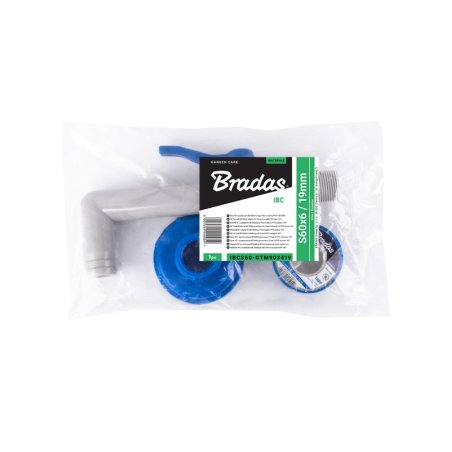 Kit conector IBC cu robinet la 90° pentru furtun de 5/4"