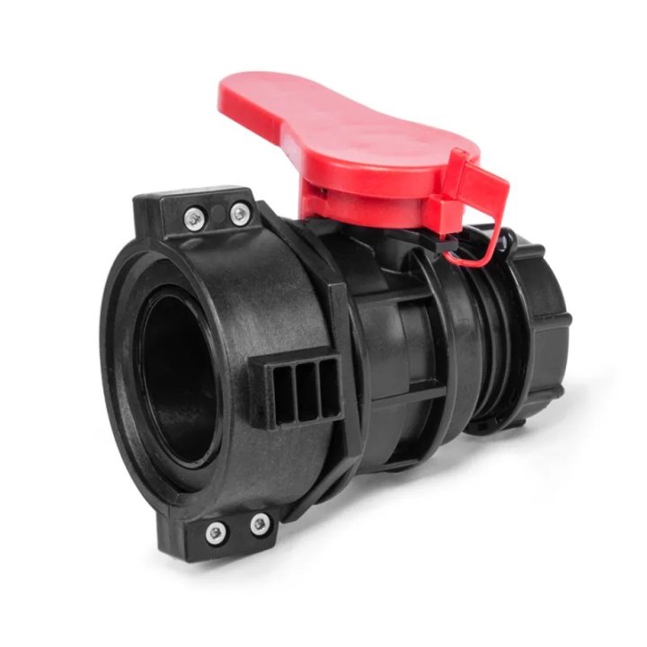 Robinet cu bilă pentru rezervor IBC S75X6 cu flanșă din plastic S60X6FE