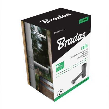 Colector de apă pluvială BRADAS 100mm-gri