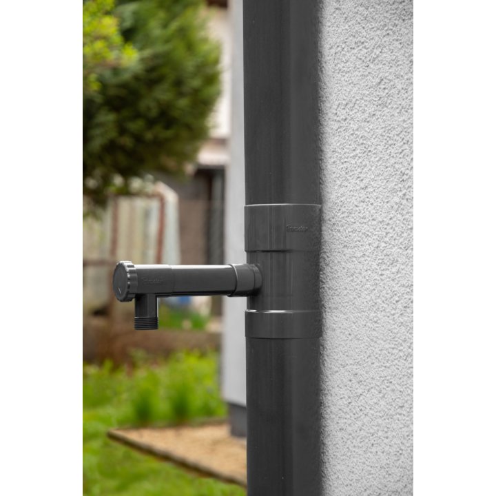 Colector de apă pluvială BRADAS 90mm-grafit