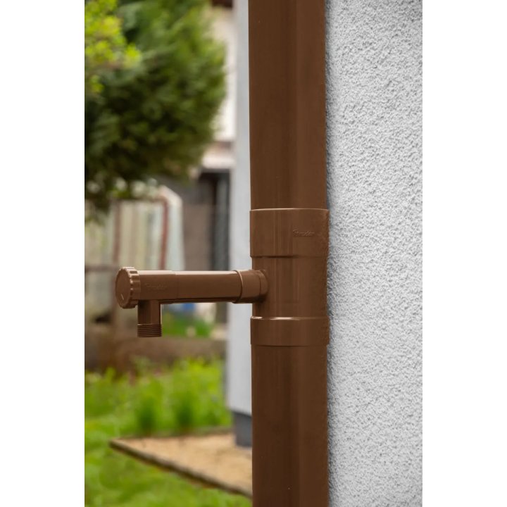Colector de apă de ploaie BRADAS 90mm-bronz