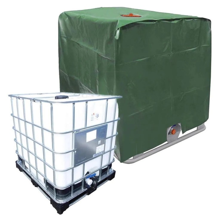 Prelată de acoperire rezervor IBC verde