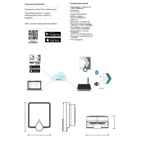 Rain Pure Vision 2.0 Bluetooth 4 zone 9VDC | Cel mai bun preț, Comandați