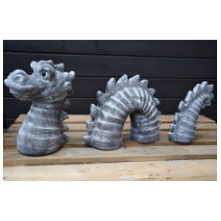 Statuetă dragon din 3 piese