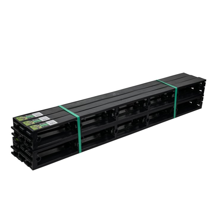 RIM-BORD LINEO bordură de grădină neagră 100/45 mm