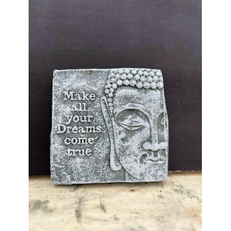 Placă de piatră All you dreams 16x16cm