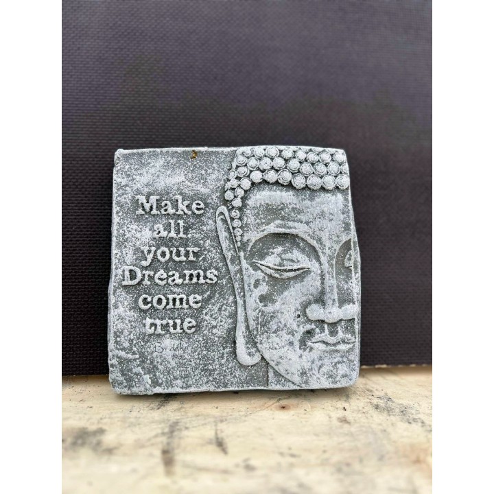 Placă de piatră All you dreams 16x16cm