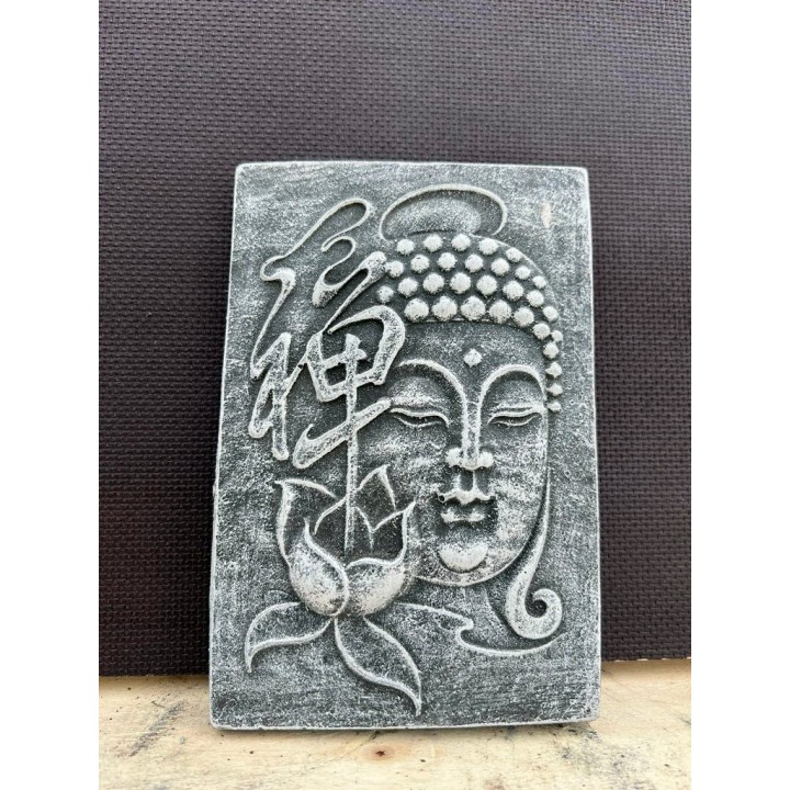 Placă de piatră Buddha 12x18cm