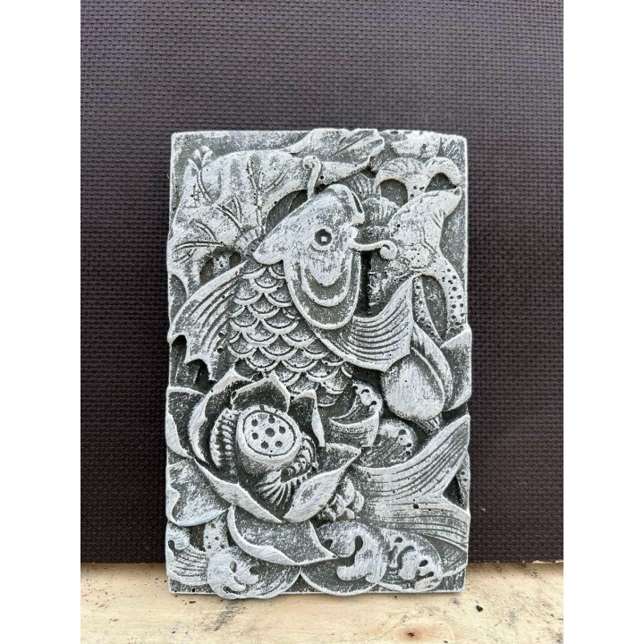 Placă de piatră Koi 12x18cm