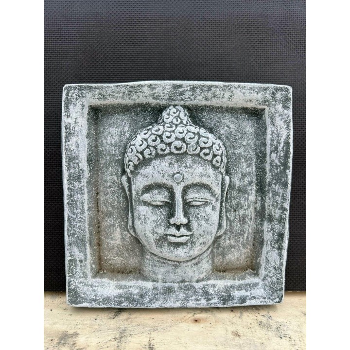 Placă de piatră Buddha 19x19cm