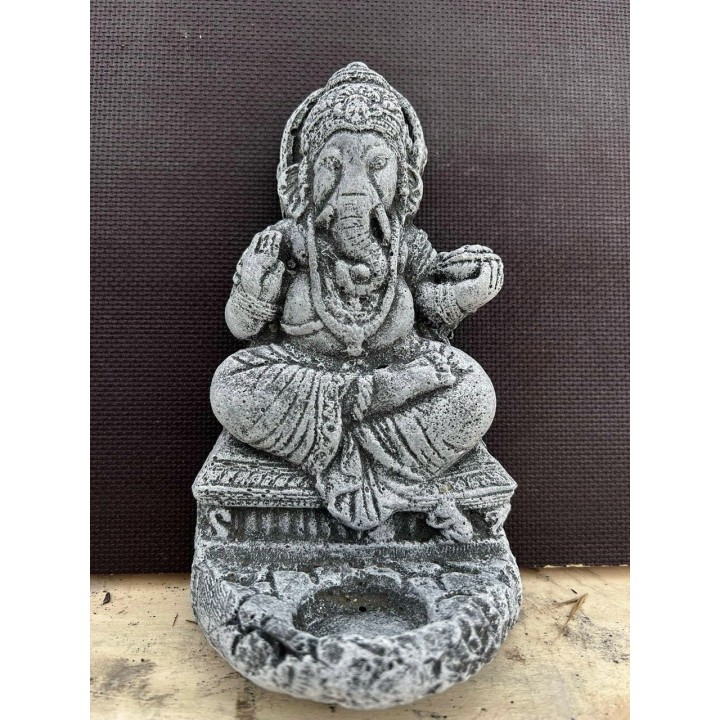 Suport de lumânare Ganesha de agățat 22x12cm