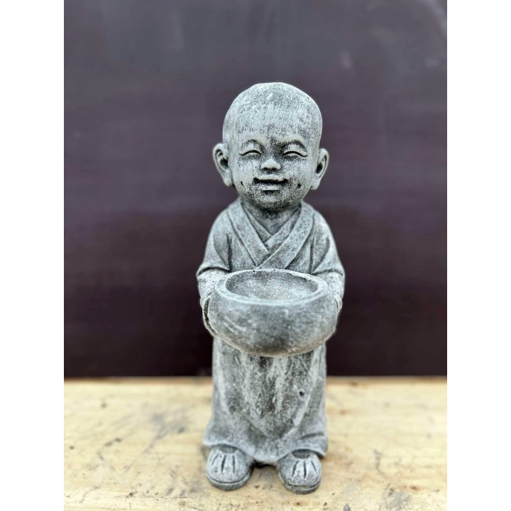 Copil călugăr cu bol 42cm