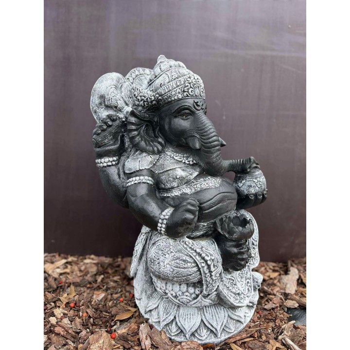 Ganesha 62cm (negru/gri)
