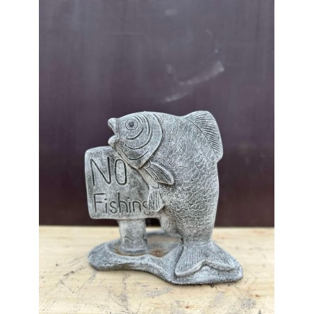 Statuetă No Fishing (gri)