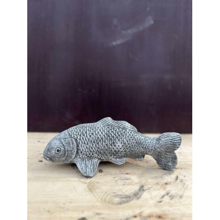 Statuetă Koi 45cm (gri)