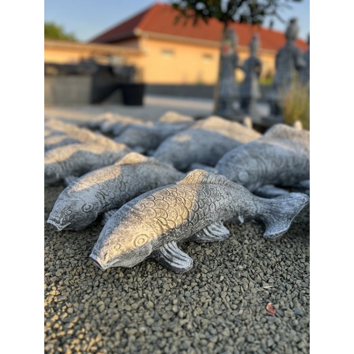 Statuie Koi 32cm (gri)