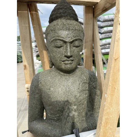 Statuie Buddha în picioare 150cm (piatră naturală verde) (35/2)