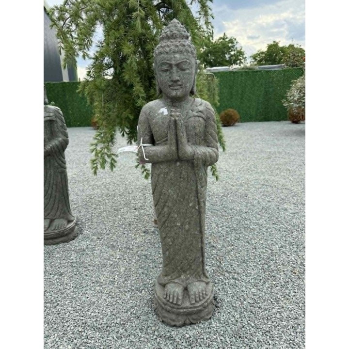Statuie Buddha în picioare 100cm (piatră verde) (39/1)