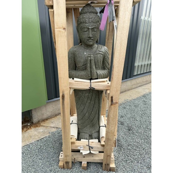 Statuie Buddha în picioare 95cm (piatră verde) (48)