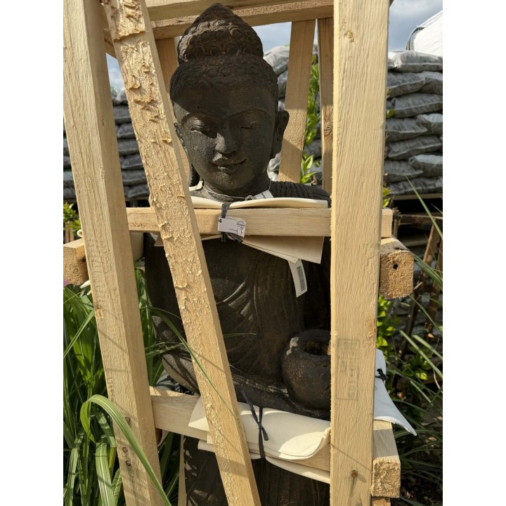 Statuie Buddha în picioare 150cm (piatră vulcanică) (94)